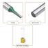 uxcell Router Bit 1/4" Shank 1/8" Cutting Dia Single Straight Flutes Carbide for Woodworking Milling Cutter Tool Green 2 Pcs...